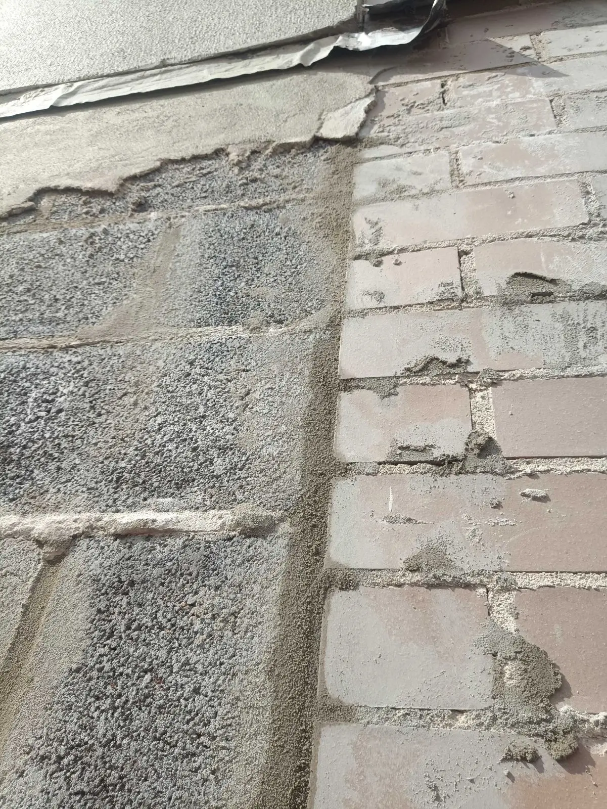 Repointing in progress, Brooklyn, Cornwallis St · February 2026