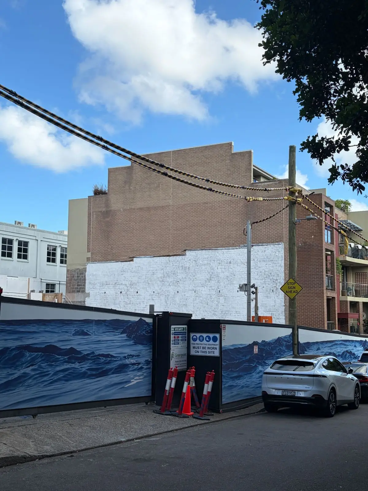 Protective coating going on, Brooklyn, Cornwallis St · March 2026