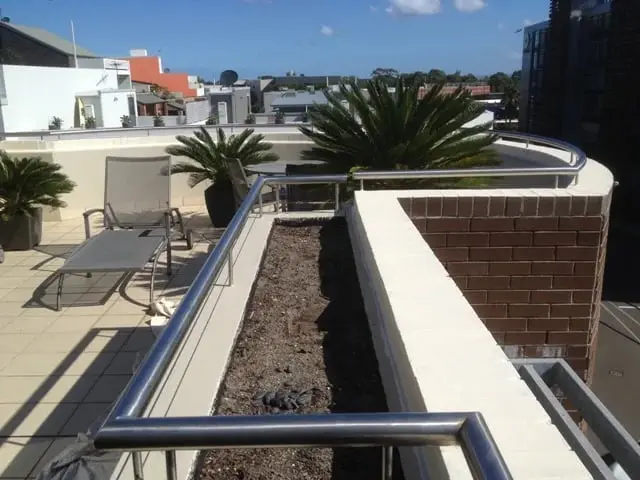 Planter box completed, Brooklyn, Cornwallis St · planter boxes