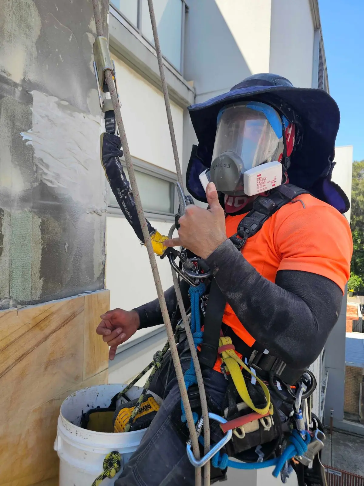 Sandstone tile removal, 52–56 Gray St, Kogarah