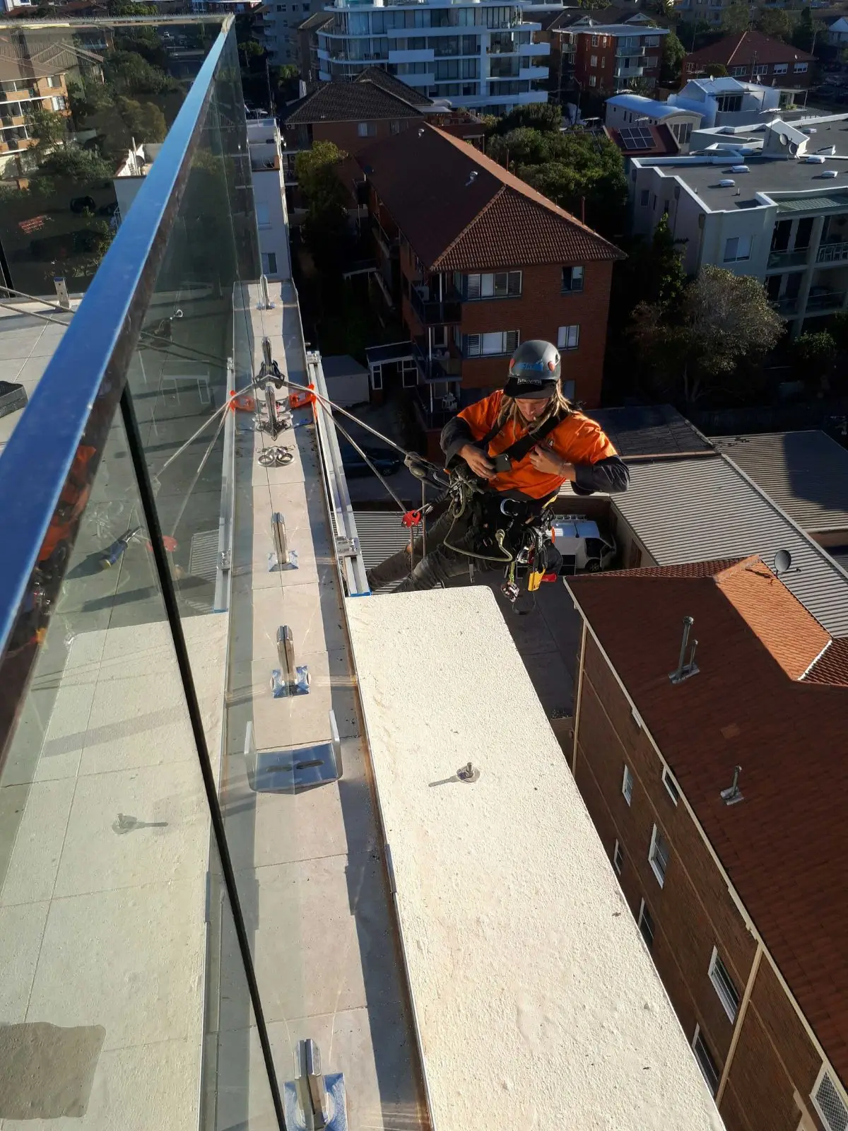 Rail install crew, Cronulla · 2019
