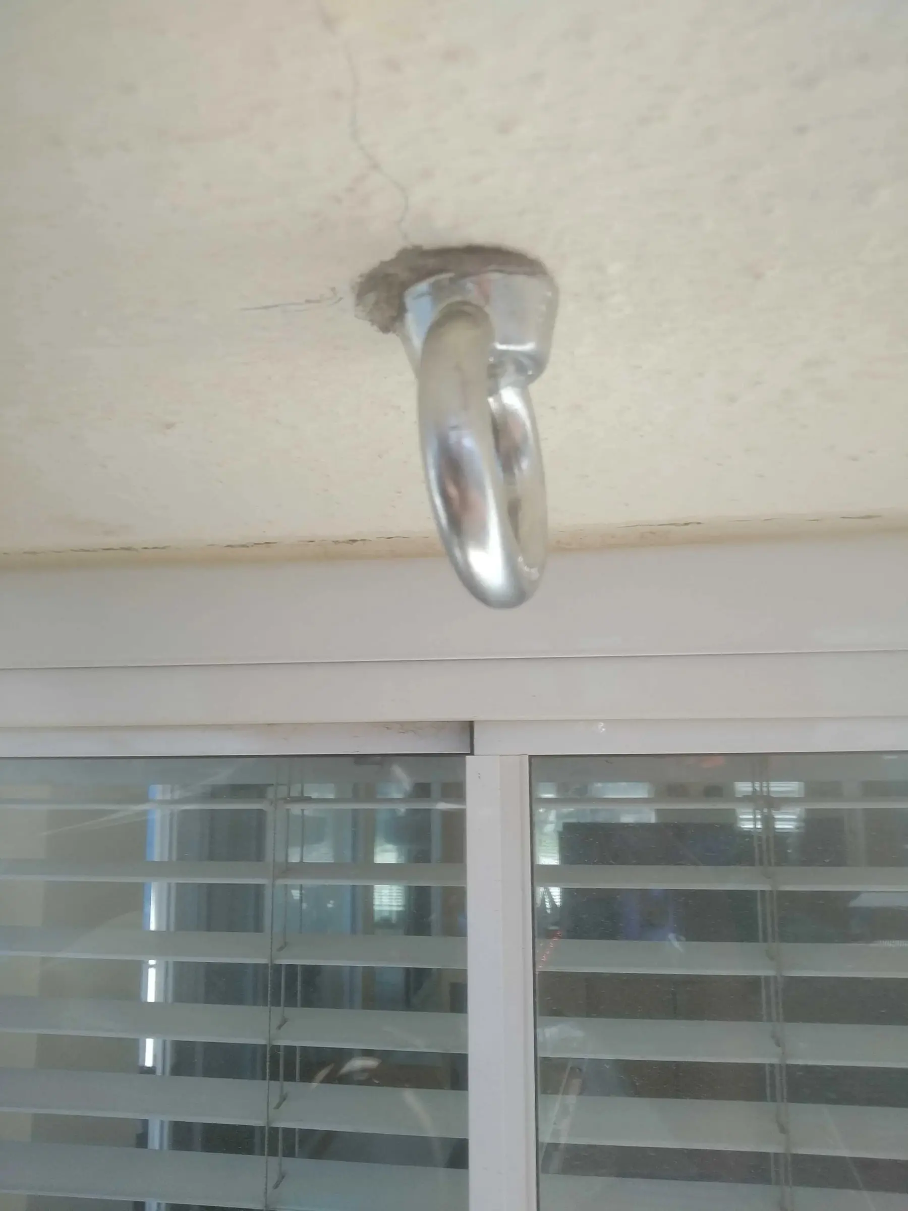 Through-bolt anchor in the soffit, Cronulla · 2019